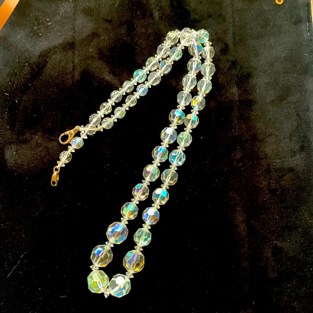 Crystal Glass Beaded Necklace